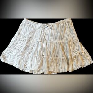 J.VALDI woman's layer semi sheer coverup skirt size XL